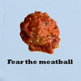 thumbnail image 2 of CafePress - Fear The Meatball No Bac Body Suit - Baby Light Bodysuit, Size Newborn - 24 Months, 2 of 4
