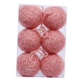 thumbnail image 2 of 6 Pieces Christmas Balls Ornaments Pendants Shatterproof Foam and Yarn for Holiday Party Wedding New Year, 2 of 9