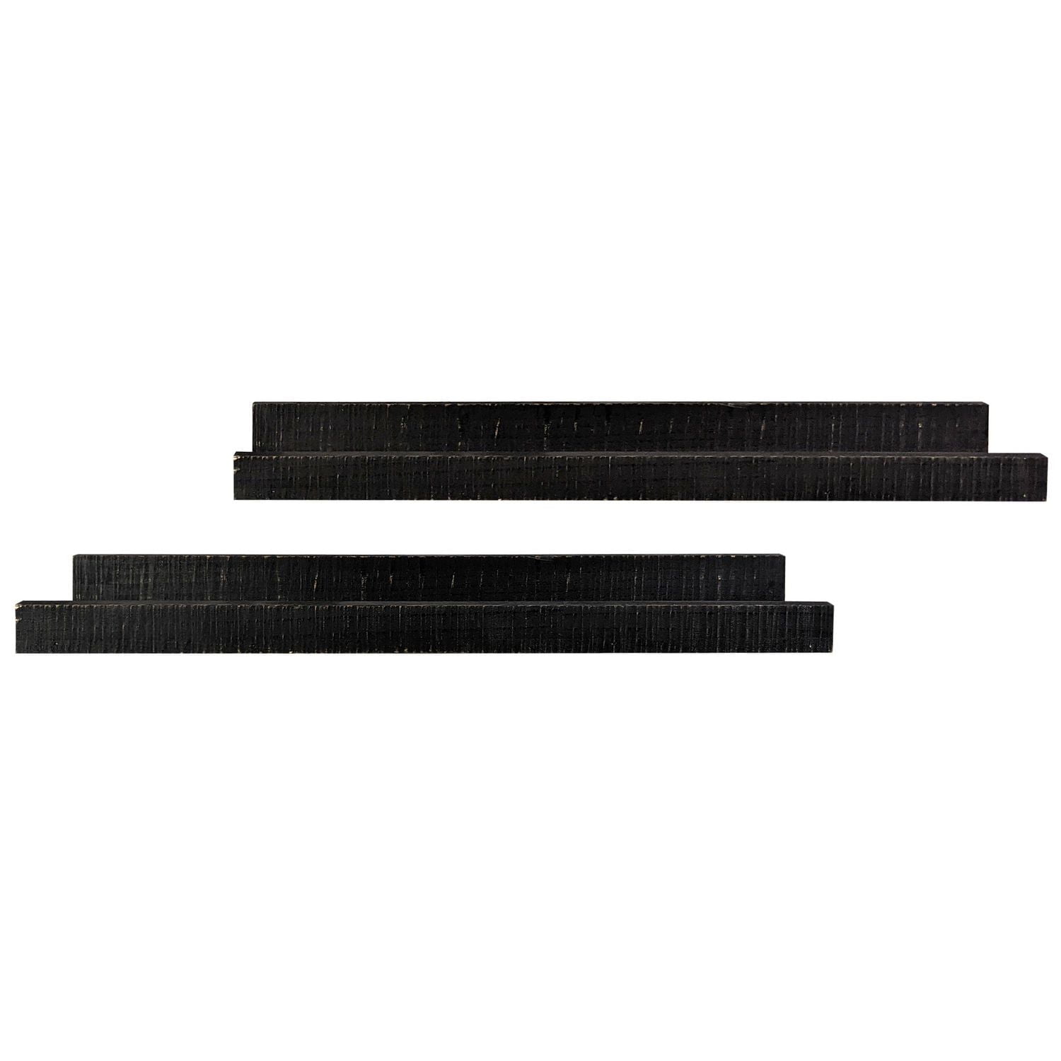 2 pc rebord Noir