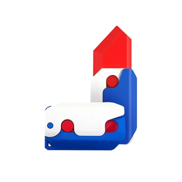 Cuchillo de zanahoria luminoso 3D para niños, juguetes Fidget, tarjeta de empuje de descompresión, impresión 3D, cuchillo de zanahoria brillante, juguete para niños