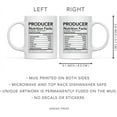 thumbnail image 5 of CTDream Funny 11oz. Ceramic Coffee Tea Mug Thank You Gift, Producer Nutritional Facts, 1-Pack, Novelty Gag Birthday Christmas Gift Ideas Coworker, 5 of 7