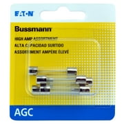 Bussmann 5 Count Automotive Glass Fuse Assortment, BP-AGC-A5-RP (Clear)