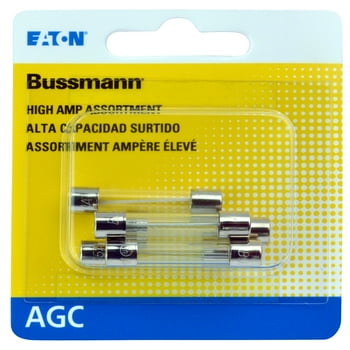 Bussmann 5 Count Automotive Glass Fuse Assortment,  BP-AGC-A5-RP