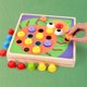 thumbnail image 4 of Cuentas de uñas de seta de grano juegos de rompecabezas 3D Tmvgtek inteligentes tablero de rompecabezas para niños juego de ejercicio de inteligencia temprana, 4 of 9