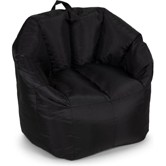 Milano Beanbag Chair Stretch Limo Black Smartmax