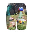 thumbnail image 2 of Lsque Pikmin Mens Sleep Pajama Shorts,Short Pajama Pants, Cotton Ultra-Soft Knit-X-Large, 2 of 9