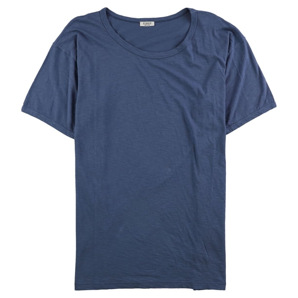 Camiseta Básica Eidos Napoli con Cuello Redondo para Hombre Azul XS
