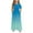 Blue, variant on ATOGUTA Big Girl Dresses Short Sleeve Stretchy A-Line Sundress Casual Gradient Long Dresses Pink, Size 4-14 Years