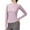 Purple, variant on Solid Color Turtleneck Slim-Fit Long Sleeve Blouse for Women,Purple,XL