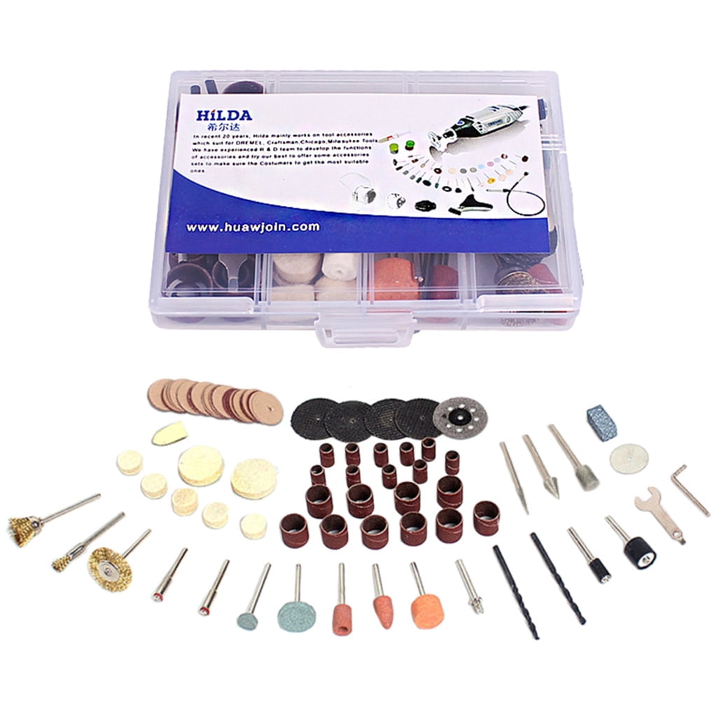Dremel Tool HUGE 217-Piece Rotary Tool Kit - For Dremel & Similar Tools! Cutting, Grinding, Polishing Polishing Kit For Dremel - Foto 4