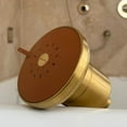 thumbnail image 2 of AquaTru Filtered Shower Head for Chlorine Removal, Hard Water Shower Filter for Skin and Hair, Brushed Gold ABS, 2 of 7