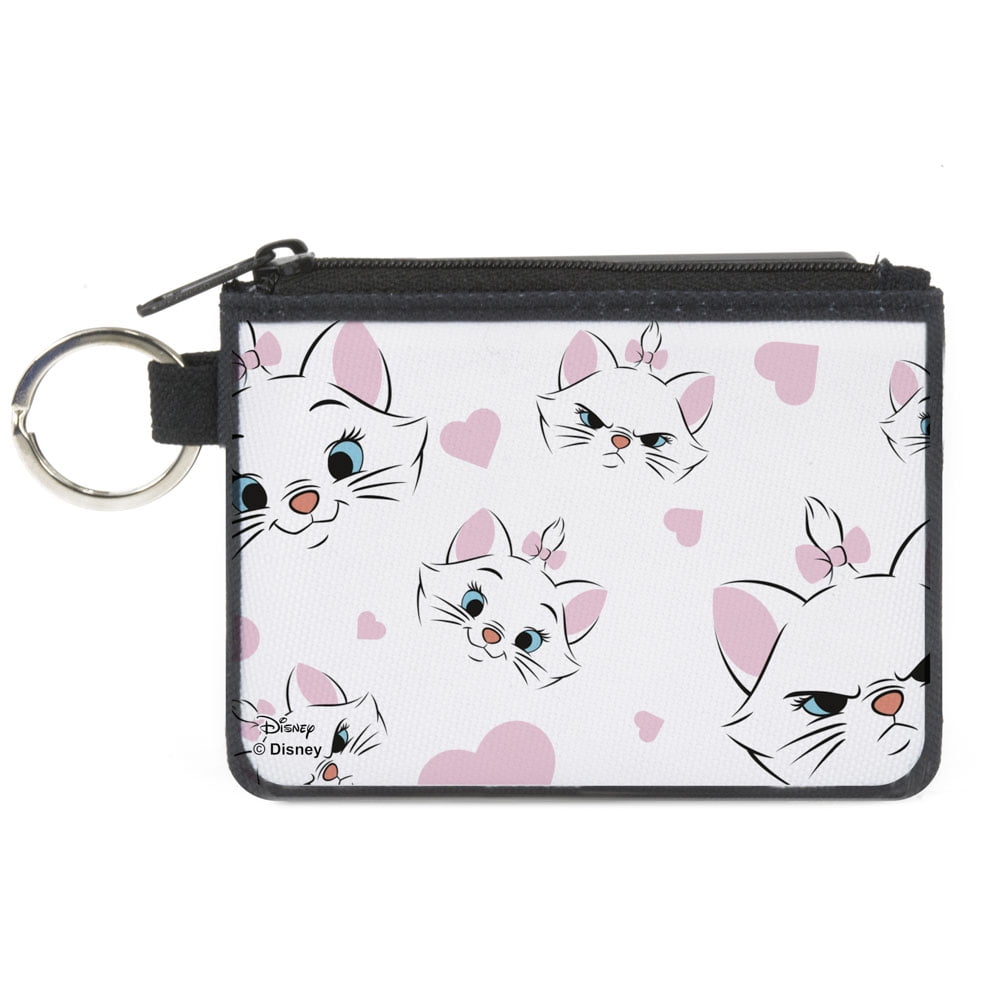 Cats Hearts On A Pink Cute Buckle Coin Purses Buckle Buckle Change Purse Wallets