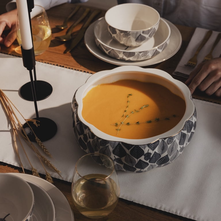 Thyme & Table Stoneware Soup Tureen, Red Leaf - Walmart.com