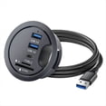 thumbnail image 1 of Concentrador USB 3.0 para Escritorio, Estación de Acoplamiento con Adaptador Multi-USB 3.0, Lector de Tarjetas SD/TF, Organizador de Escritorio y Divisor USB., 1 of 5