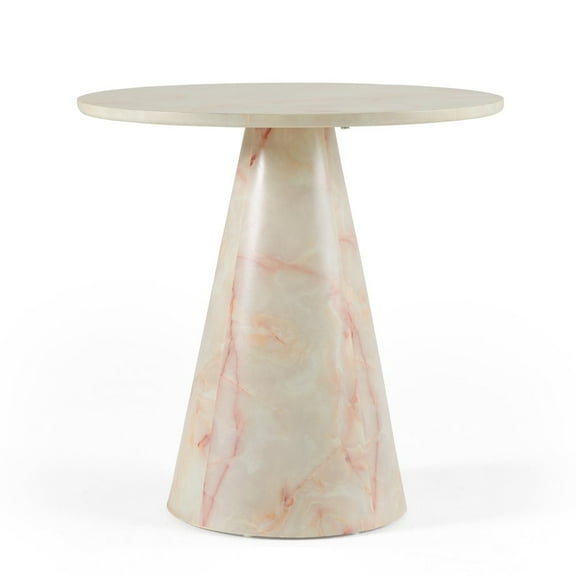 Modrest Pampa - Modern Faux Marble End Table