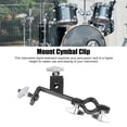 thumbnail image 4 of Cymbal Stand Clamp Extension Clip, Robust Cymbal Arm Attachment Clamp Simple Installation   for Small Drum Rack, 4 of 7