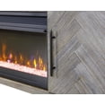 thumbnail image 3 of 67" Fireplace Console Entertainment  Fully Assembled Gray, 3 of 5