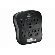 Tripp Lite 6-Outlet Surge Protector with Direct Plug-In, 540 Joules - Black
