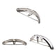 thumbnail image 1 of Guardabarros delantero plateado de 3 piezas, arena, metal, guardabarros de material acero, adecuado para CG125 Zulema Guardabarros delantero de motocicleta, 1 of 8