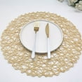 thumbnail image 4 of Inteprter 6x Elija : la alfombra de comedor de moda hecha de cuerda de papel con tejido creativo es de 38 cm, rojo Type3 NO3, 4 of 6