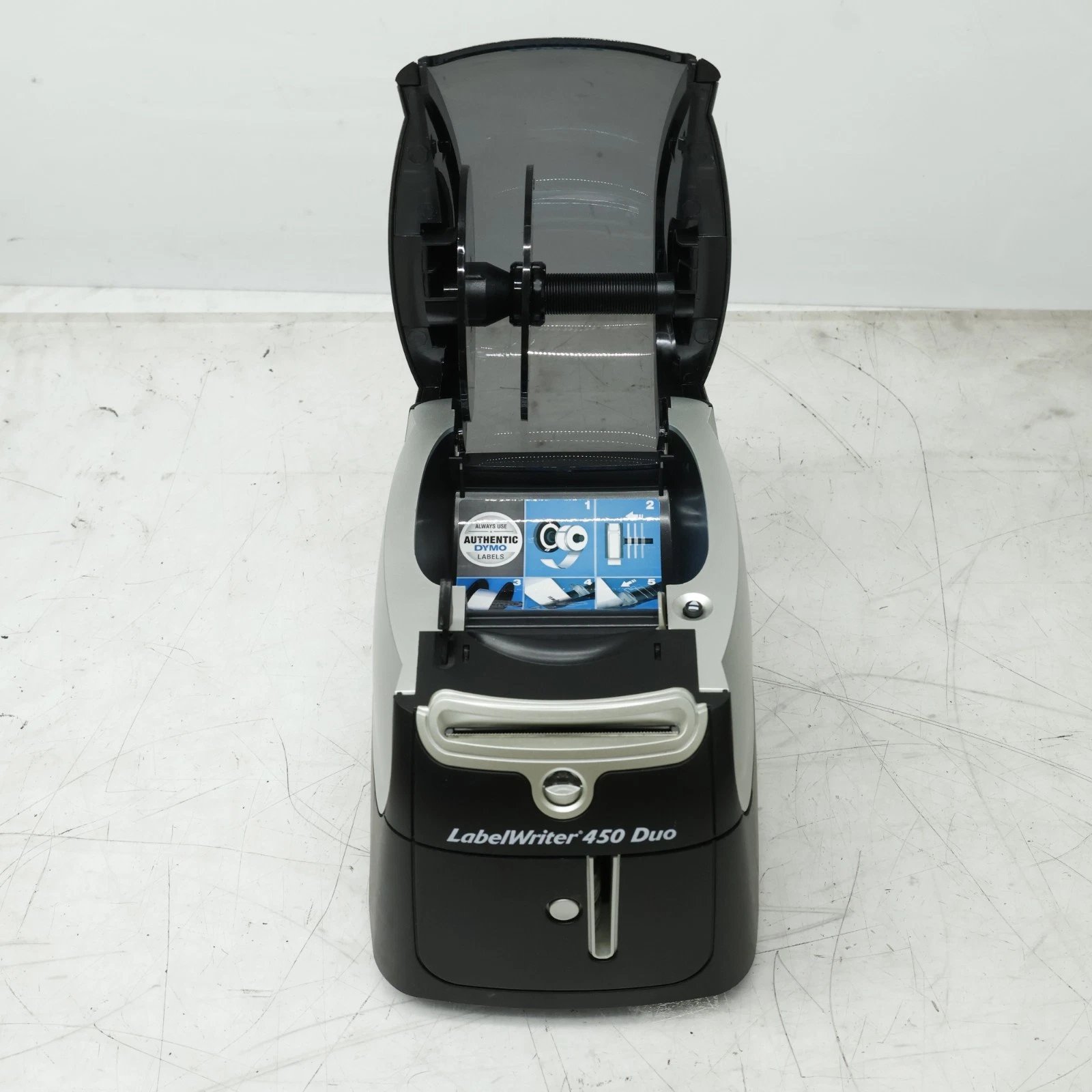 Restored DYMO LabelWriter 450 Duo 1750112 Direct Thermal Label Printer – Dual-Function Printer for Labels and Postage Printing (Refurbished)
