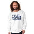 thumbnail image 5 of US Navy Mom Defending Freedom Mother Sweatshirt for Men or Women Brisco Brands M, 5 of 6