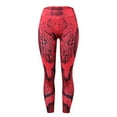 thumbnail image 6 of Yoga Pants for Women Printed Slim Fit Long Length Athletic Leggings Gym Fitness Sports Women's Yoga Leggings Red L, 6 of 9