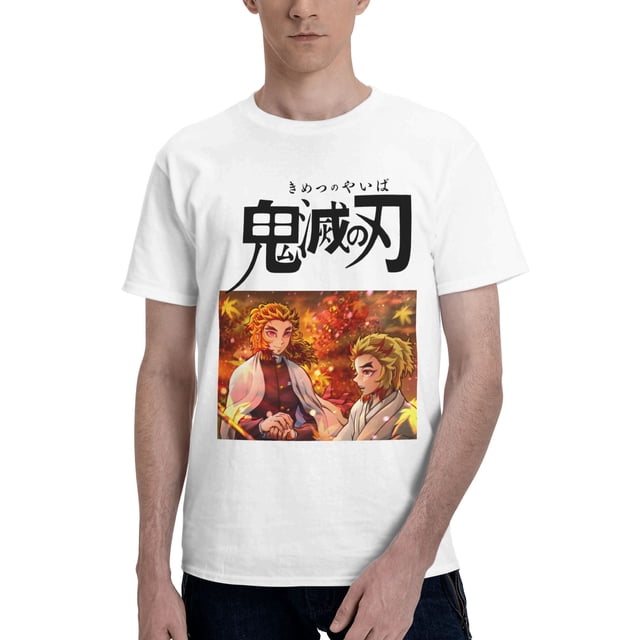 Camiseta de Manga Corta para Hombres Kimetsu no Yaiba