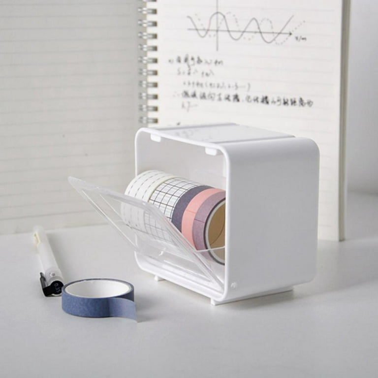 Washi Tape Organizer, Mini Plastic Washi Tape Storage Box, Washi Tape  Container, Roll Tape Holder