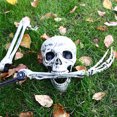 thumbnail image 5 of Skull Decoration Prop Plastic Skeleton Head Halloween Day Coffee Bars Ornament, 5 of 5