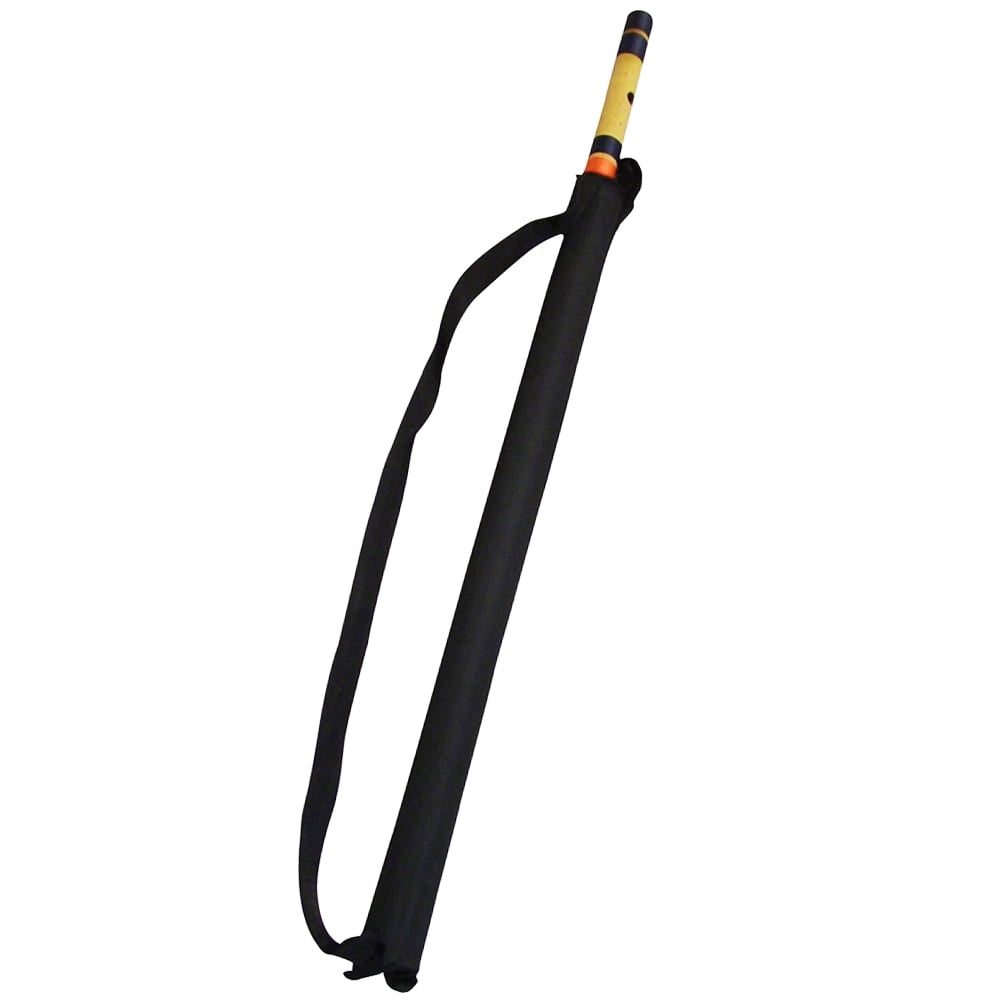 Zaza Percussion- Professional Polished Bamboo Bansuri Flute - (Indian Flute) With Carry Bag (18'' C-Sharp Middle)