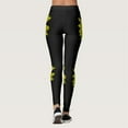 thumbnail image 3 of WILLBEST Leggings de Yoga de Cintura Alta con Estampado de Girasoles para Mujer, Mallas de Moda, Pantalones Deportivos de control, Pantalones Elásticos Cómodos para Entrenar Mediana, 3 of 6