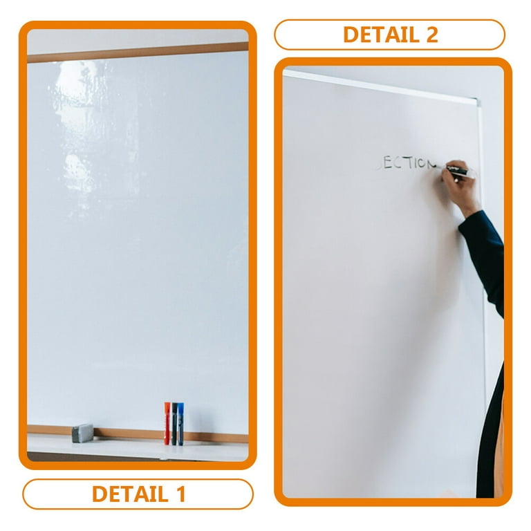 1 Set of Dry Erase Sheet Thickened Removable Drawing Board Sticker Whiteboard Wallpaper
