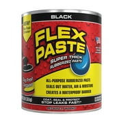 Flex Paste, Super Thick Rubber Spreadable Paste, Black 3 lb Tub