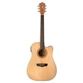 thumbnail image 5 of Washburn Harvest Dreadnought Cutaway Acoustic Guitar - Natural Gloss - D7SCE, 5 of 5