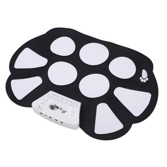 Drums Practice Pad, Roll Up Drum Kit USB Interface Pure Sound Real Sense for Players