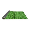 thumbnail image 2 of Ahgly Company Indoor Square Abstract Green Modern Area Rugs, 6' Square, 2 of 4