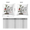 thumbnail image 3 of Funda de almohada cuadrada con diseño de árbol de Navidad de Charlie Brown, de poliéster, lino y terciopelo, estampada, decorativa, para habitación, 3 of 4