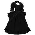 thumbnail image 6 of Jsaierl Women's Halloween Costumes Retro Medieval Elegant Goth Plus Size Dresses Adult Costumes Peasant 1800s Ball Gown Renaissance Dress, 6 of 8