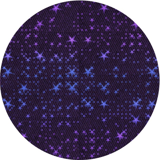 Ahgly Company Tapis Rond Lavable en Machine Intérieur Transitionnel Rebecca Violet, 4 Pieds Rond