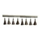 thumbnail image 1 of Borla de encaje con flecos de poliéster, ribete de flecos largos para manualidades de disfraces marrón, 1 of 9