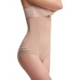 thumbnail image 3 of PEASKJP Shapewear Tummy Control Firm Control Shapewear Seamless Sculpting Thong Body Shaper, Beige M, 3 of 5