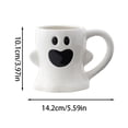 thumbnail image 3 of Halloween Ghost Mug 15 oz Ceramic 3D Ghost Pattern Coffee Cup with Handle Spooky Cute Drinkware for Milk Tea Hot Beverages Halloween Christmas Birthday Gifts for Coffee Lovers, 3 of 9