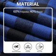 thumbnail image 2 of SPEEDRUN 2 Pack Men Casual Button Down Flannel Hoodies, Men's & Big Men's Hooded Flannel Shirt with Long Sleeves, Sizes M, 2 of 8