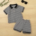 thumbnail image 2 of Toddler Boy Clothes Summer Outfit Sleeveless T-Shirt Tank Tops Casual Elastic Shorts 2Pcs Set Cartoon Print 2PCS Set Short Sets Set Dailywear Set (3-4 Years,Black) Boy Summer Sleeveless Tank Tops Set, 2 of 9