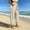Khaki, variant on Xdegoge Womens Casual Jogger Pants Striped Boho Beach Trousers Lightweight Breathable Flowy Fit with Elastic Waist Drawstring and Pockets Summer Vacation Bottoms