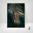 thumbnail image 4 of Juego de 3 carteles de pared CHAO diseño bosque hoja dorada palmera 30 x 40 cm Sin marco, 4 of 4