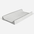 thumbnail image 3 of Plus Jacks Gray Quilted Muslin Changing Pad Cover, 3 of 8