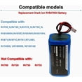thumbnail image 2 of 3600mAh Replacement Battery for Shark RV1001AE RV850 RV761 Robot Vacuum, Compatible with RVBAT850, 2 of 6