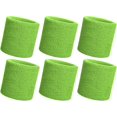 thumbnail image 1 of 6 pulseras verdes para deporte, pulseras absorbentes para fútbol, baloncesto y deportes, 1 of 5